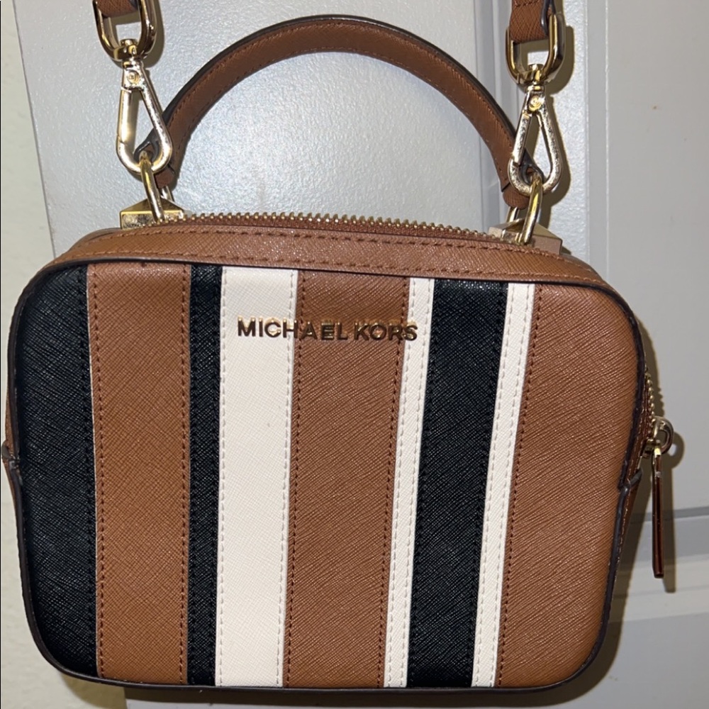 Michael Kors mini brown crossbody